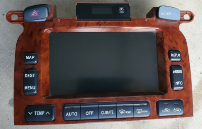 2007 Highlander Multifunction display went blank