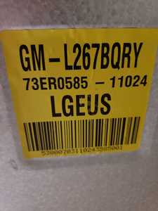 LG GM L267BQRY fridge control board faulty 1