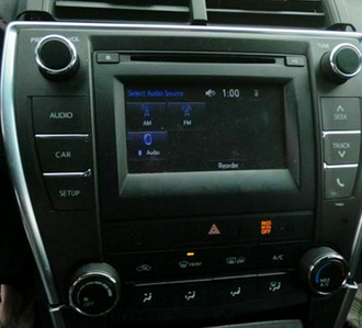 2015 Toyota Camry multi information display issue 1