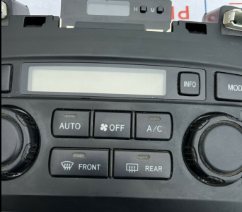 2007 Toyota  Highlander Temp Control  display failing 2