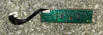 Fisher & Paykel dishwasher control board heats up LCD board does not turn on.