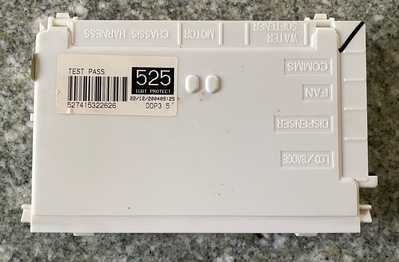 Fisher & Paykel dishwasher control board heats up