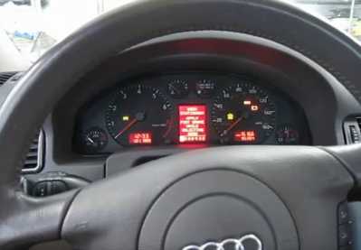 2003 Audi A6 cluster LCD dimming