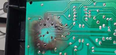 Frigidaire Oven board I have is burnt under the L1L2 relay1