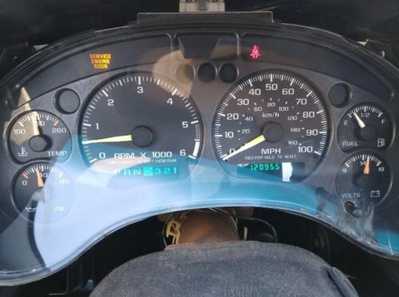 2004 Chevy s 10 gauge cluster