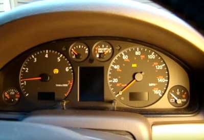 2001 A4 1.8TQ instrument cluster will not light up