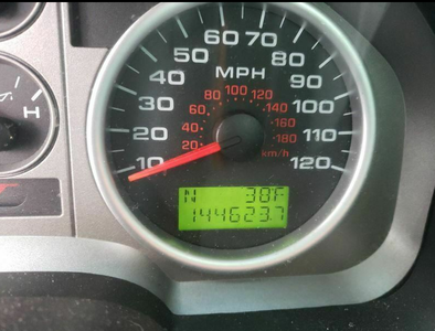 2007 F150 MPH needle was much below zero