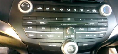 12 Accord Climate Control completely dark