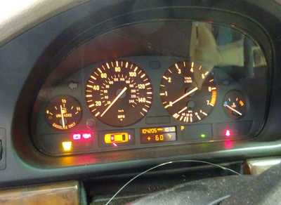 2002 bmw 530i  instrument cluster