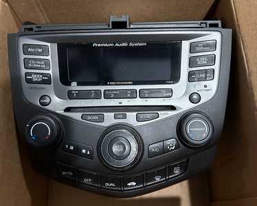 2007 Honda Accord radio cd player